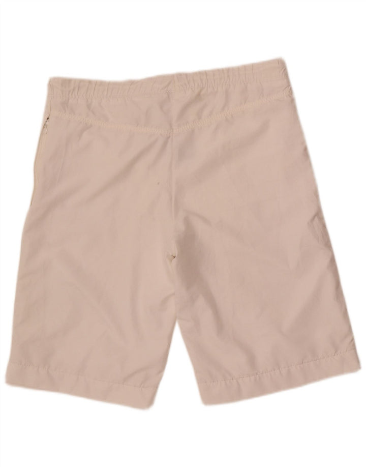 Nike Pantalones cortos deportivos para mujer UK 14/16 Grande Blanco Poliéster