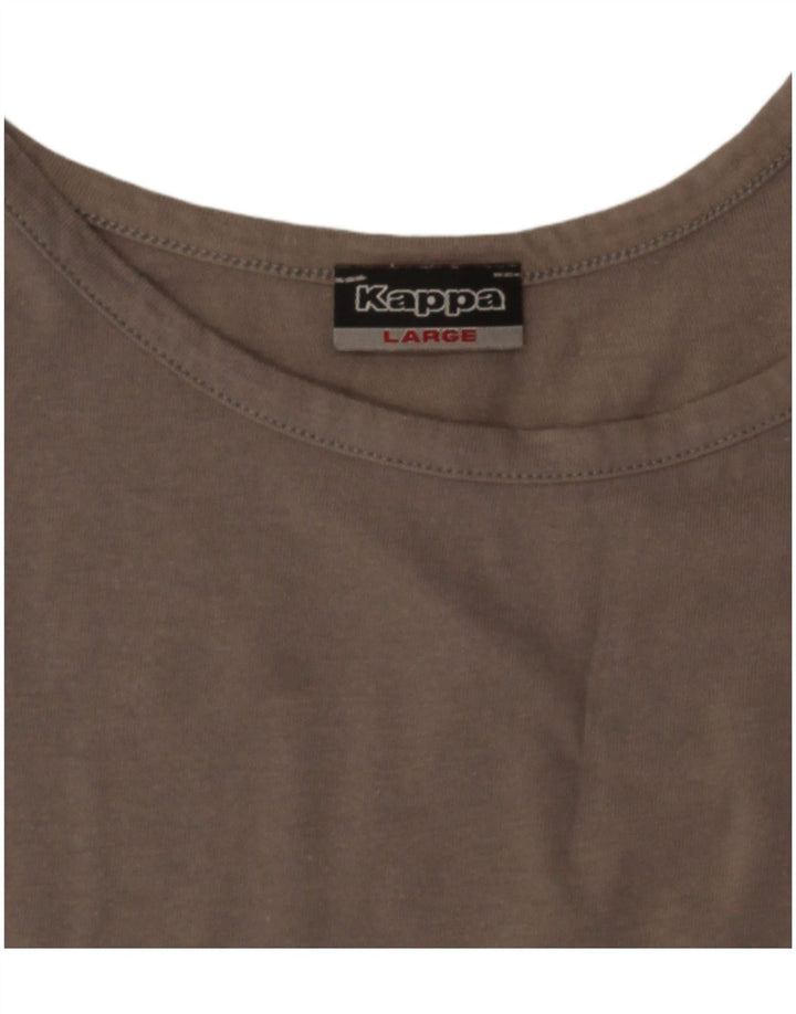Kappa - Camiseta sin mangas para mujer, talla 40, talla grande, color gris