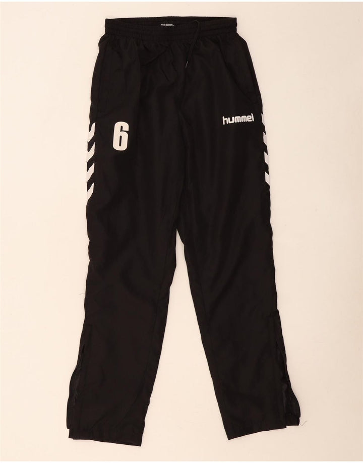 HUMMEL Pantalón De Chándal Gráfico Para Hombre Pequeño Poliéster Negro
