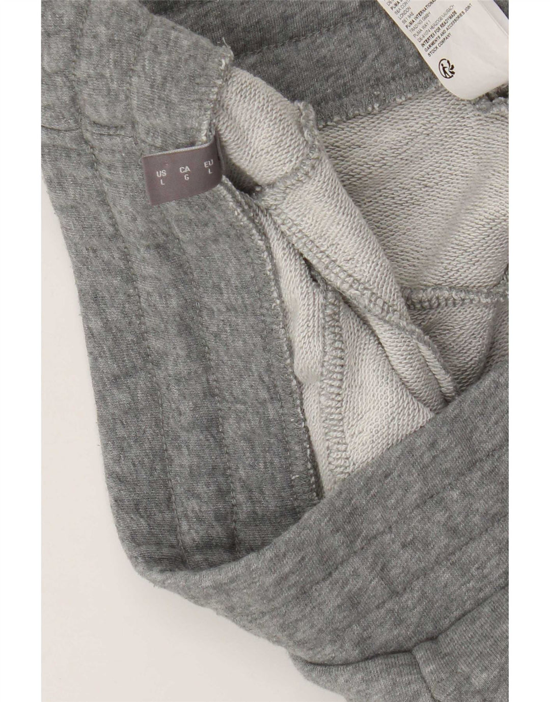 Puma Pantalones De Chándal Para Hombre Joggers Large Gris Algodón
