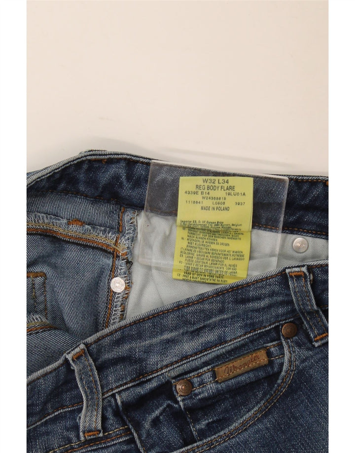 Vaqueros Acampanados Mujer Wrangler W32 L32 Algodón Azul