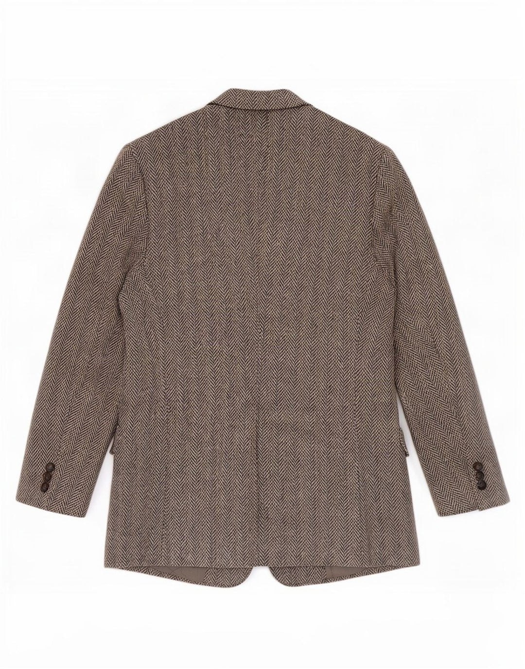 Harris Tweed Chaqueta tipo blazer de corte regular para hombre UK 42 Gris medio Espiga