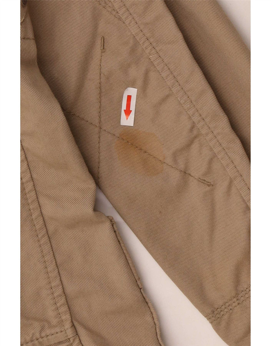 Murphy & Nye Chaqueta utilitaria para hombre UK 40 Large Beige Cotton
