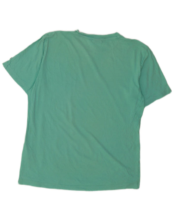 Champion Camiseta para hombre Top Medium Green Cotton