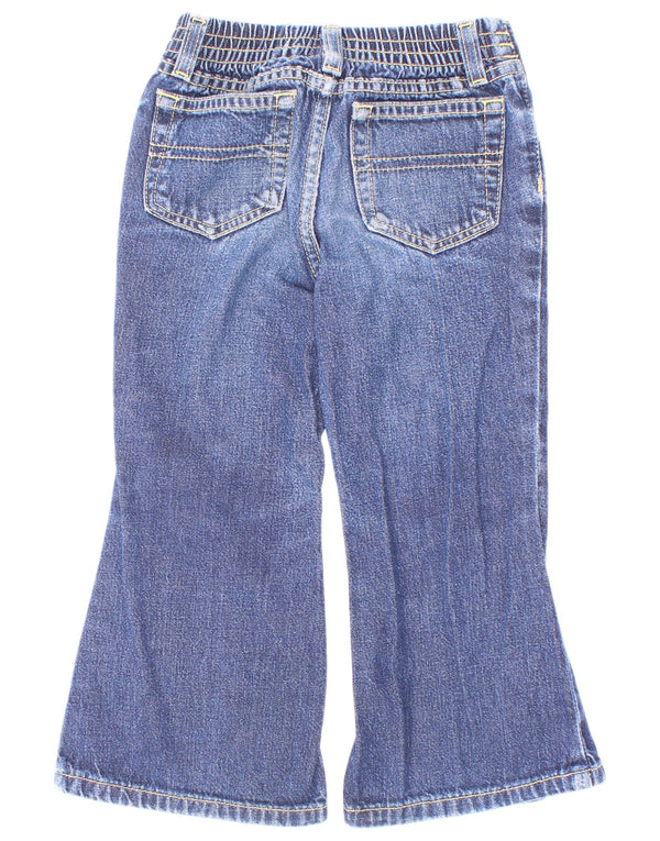 Tommy Hilfiger Vaqueros acampanados para niñas 2-3 años W20 L14 Algodón azul