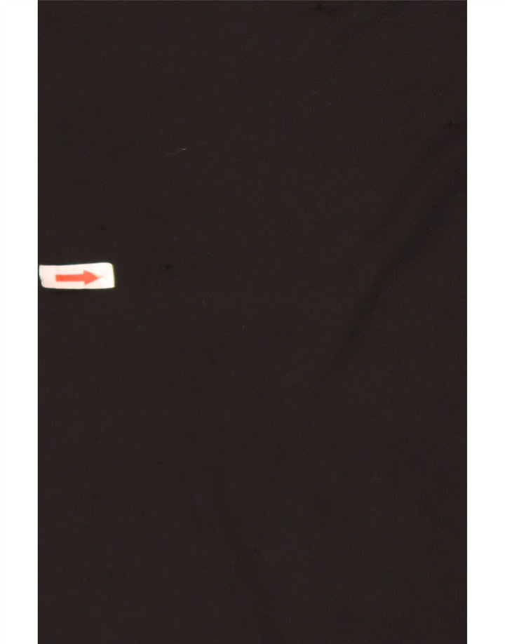 Adidas Hombre Climalite Camiseta Top Grande Negro Colorblock Poliéster