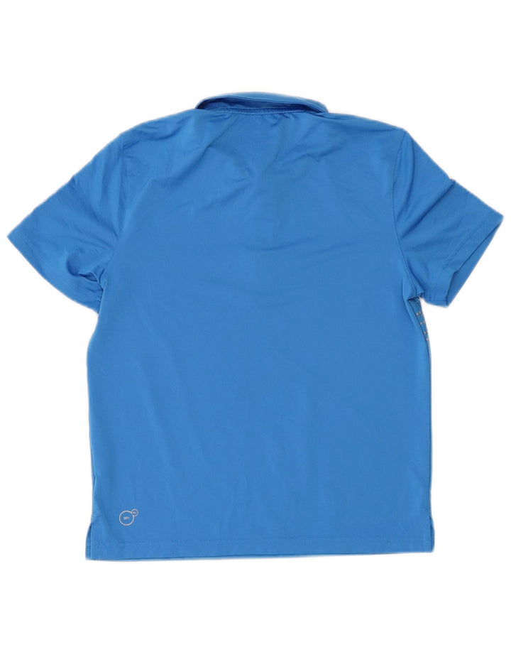 PUMA Polo para niño 7-8 años Azul Geométrico Poliéster