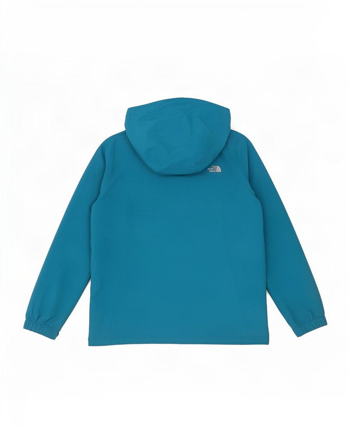 The North Face Chaqueta impermeable con capucha para mujer UK 46 Poliéster azul grande