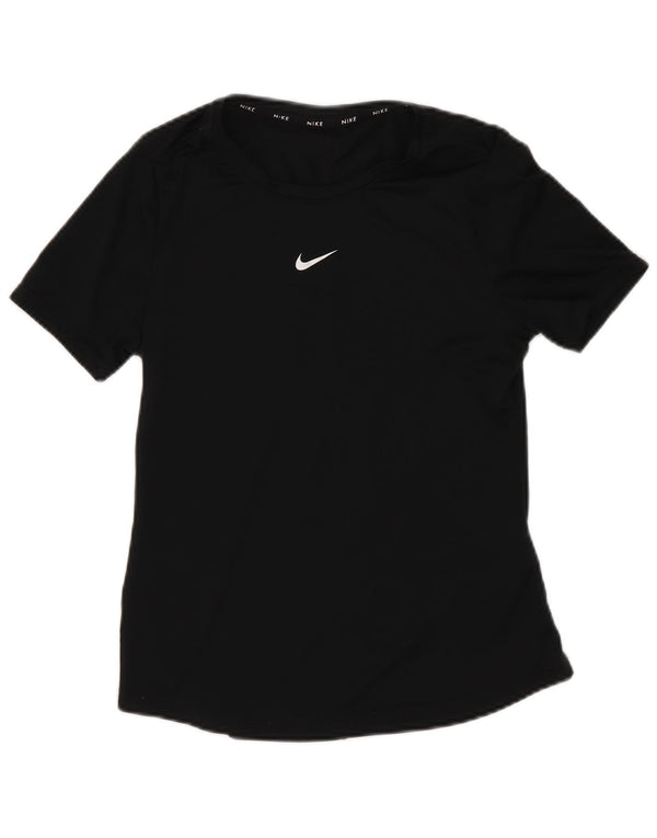 Nike Camiseta Dri Fit para niña 10-11 años Mediana Negro Poliéster