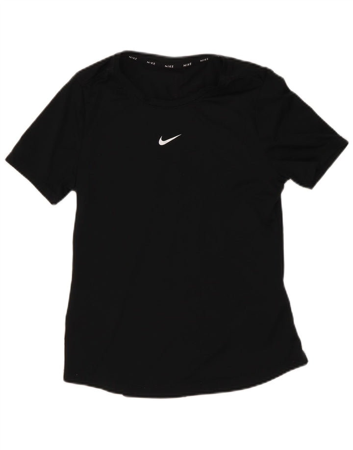 Nike Camiseta Dri Fit para niña 10-11 años Mediana Negro Poliéster