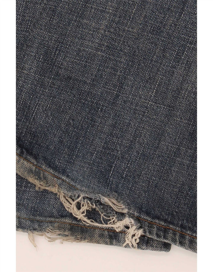 Meltin' Pot Vaqueros acampanados para mujer W28 L34 Algodón azul