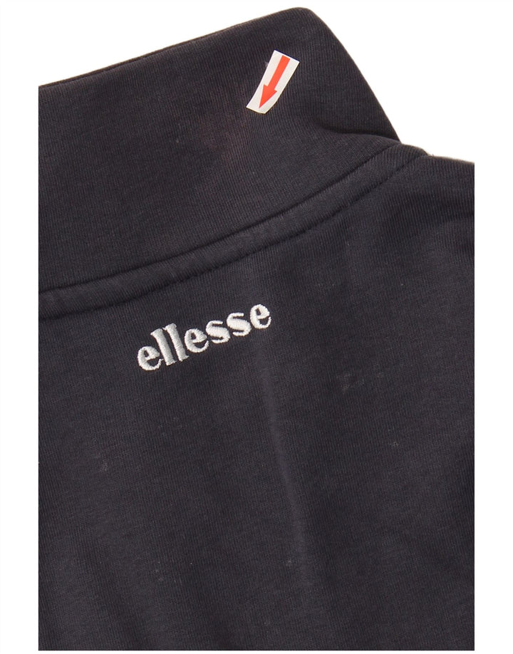 Ellesse Mens Graphic Chándal Top Chaqueta XL Azul Marino Colorblock Algodón