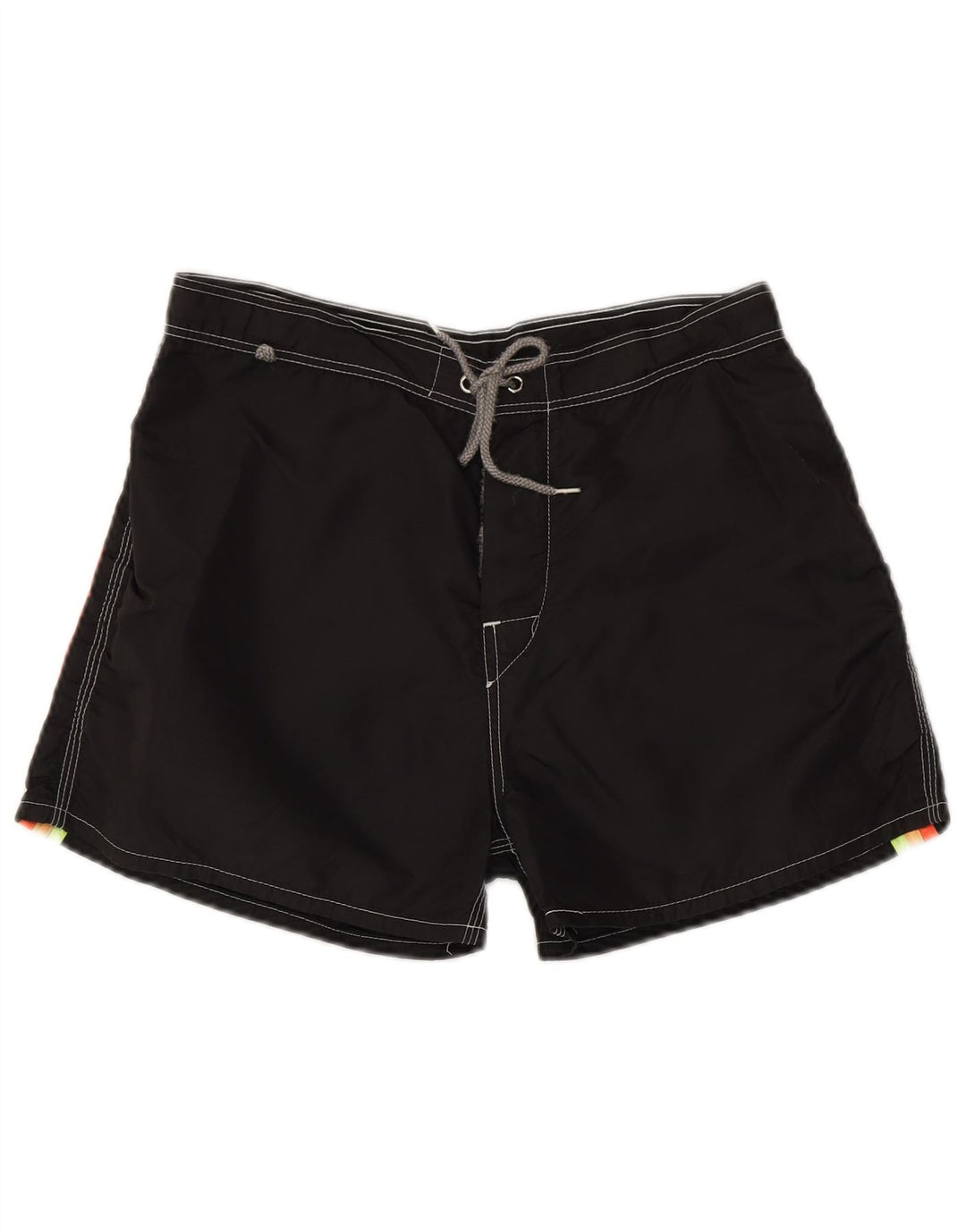 Sundek Bañador Hombre Mediano Nylon A Rayas Negro