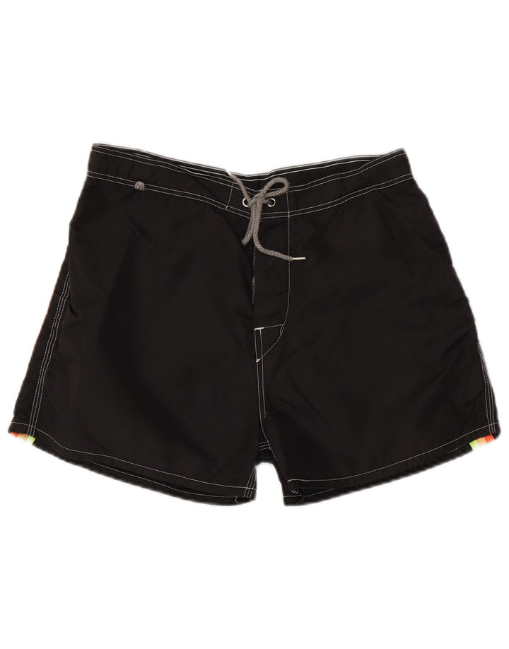 Sundek Bañador Hombre Mediano Nylon A Rayas Negro