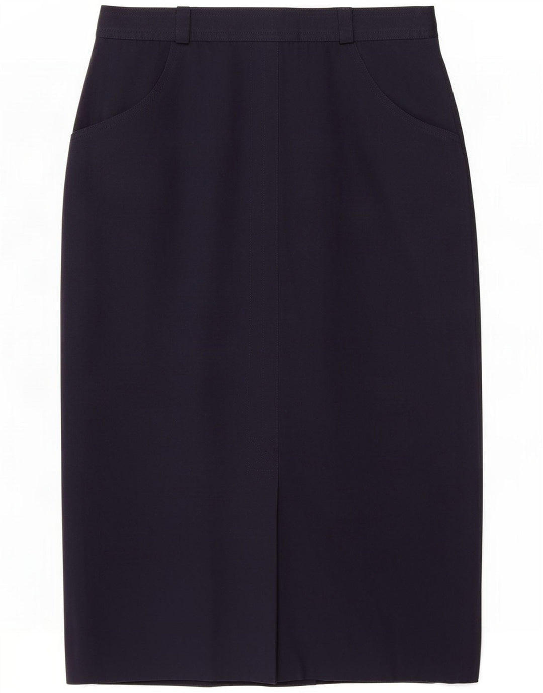 Falda midi Jobis para mujer IT 42 Medium W30 Azul marino Poliéster
