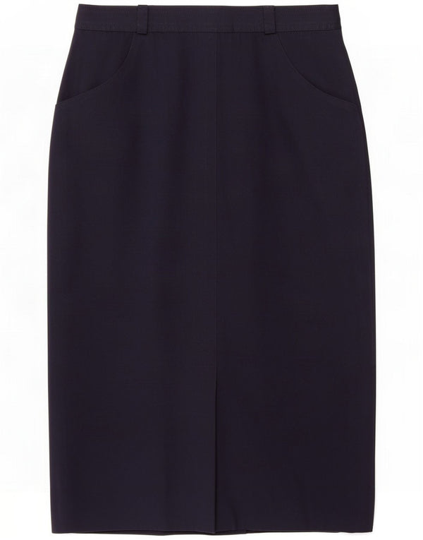 Falda midi Jobis para mujer IT 42 Medium W30 Azul marino Poliéster