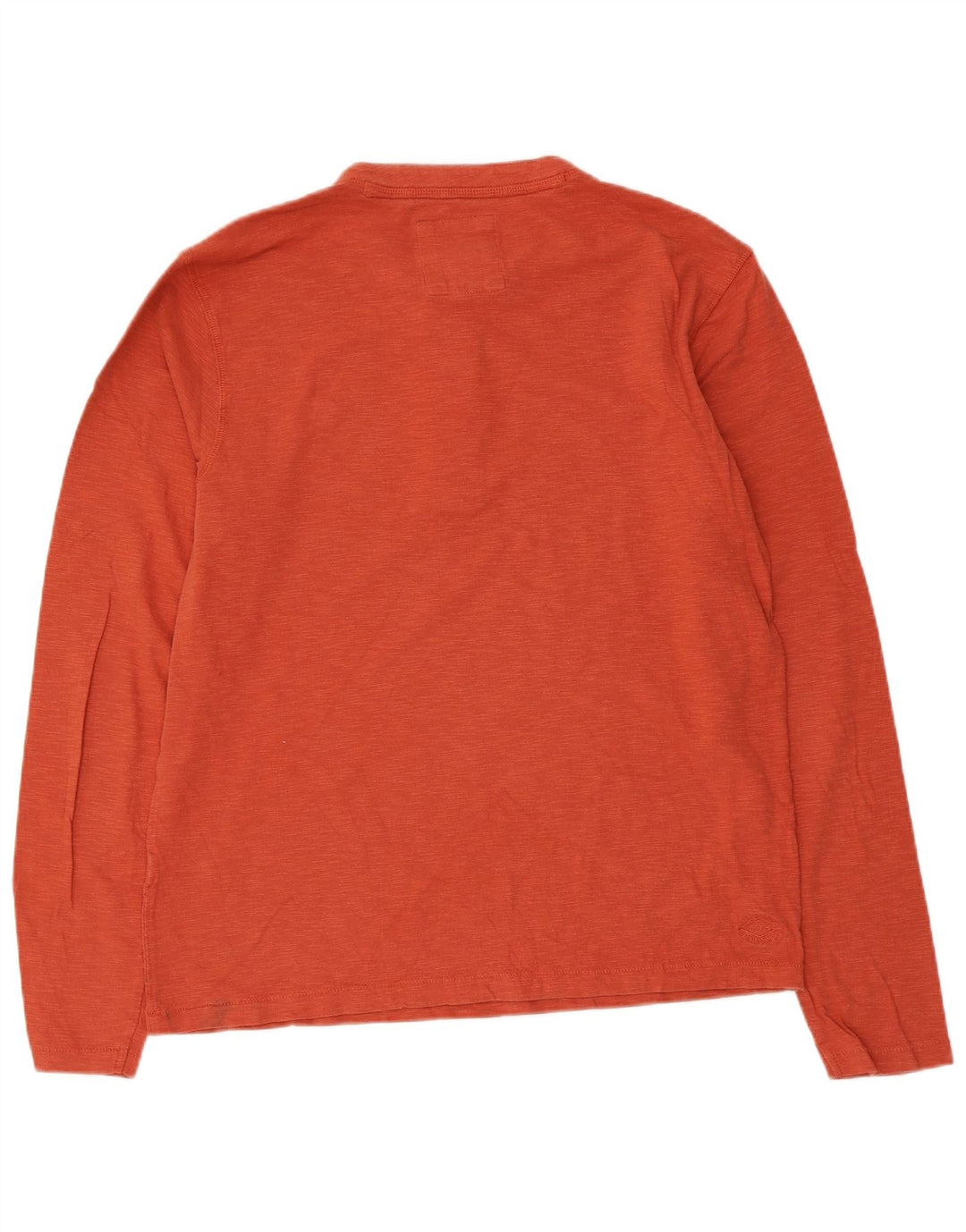 Camiseta de hombre Fat Face de manga larga con moteados en naranja medio