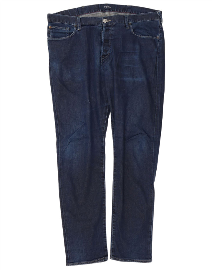 Paul Smith Vaqueros ajustados para hombre W36 L30 Algodón azul marino