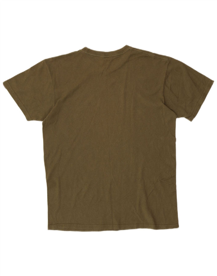VANS Camiseta clásica con gráfico para hombre Top Medium Khaki Cotton