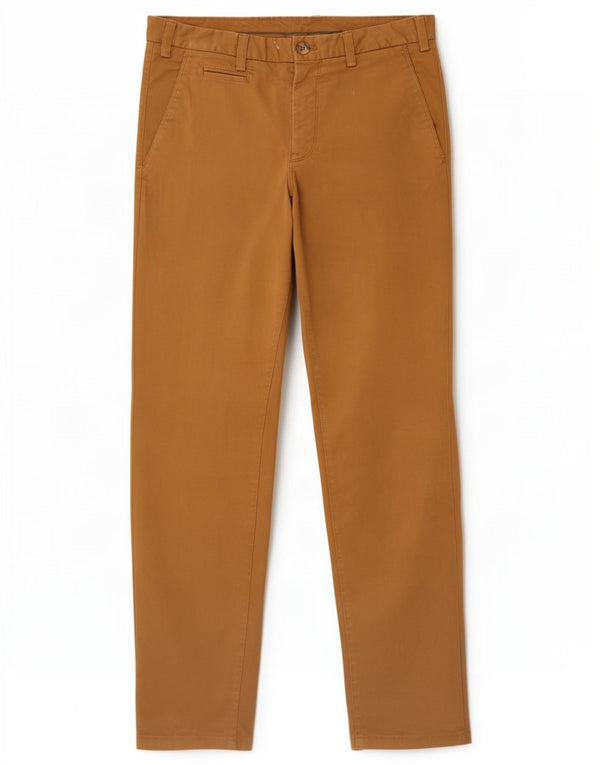 Massimo Dutti Pantalón Chino Slim Fit Hombre EU 40 Medium W31 L31 Beige