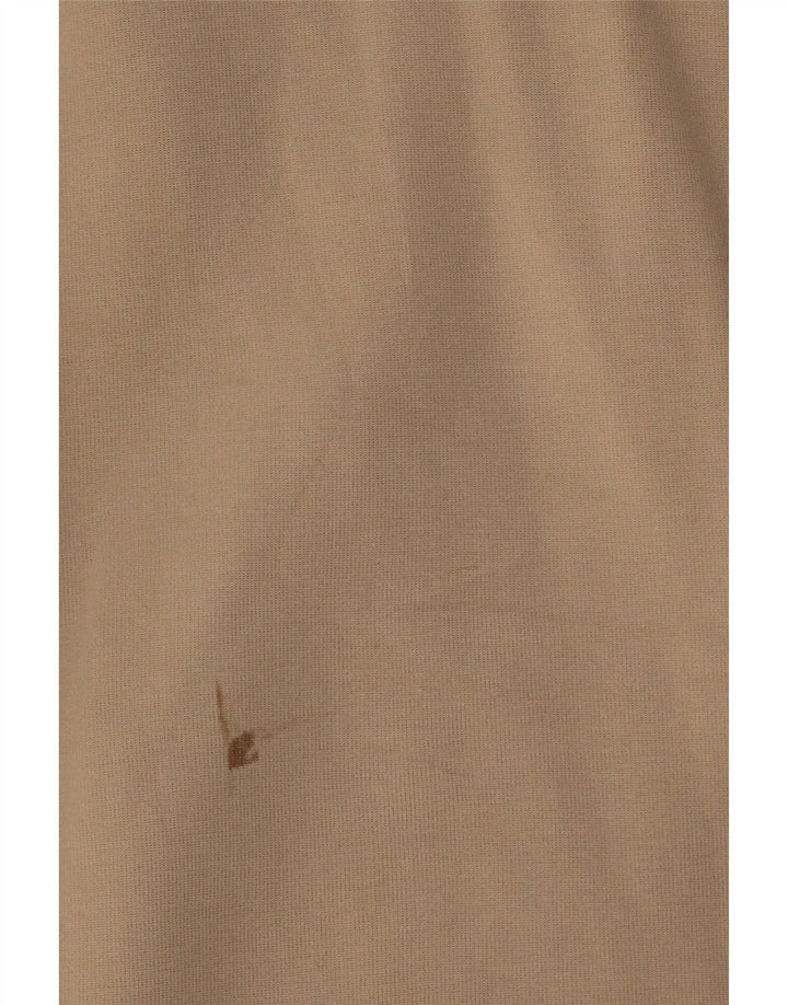 Adidas Hombre Camiseta Manga Larga XL Beige Algodón