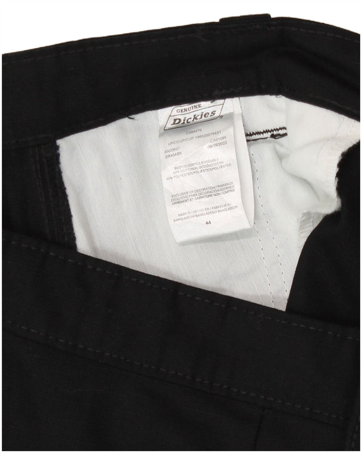 Dickies Pantalones cortos cargo para hombre W44 2XL Algodón negro