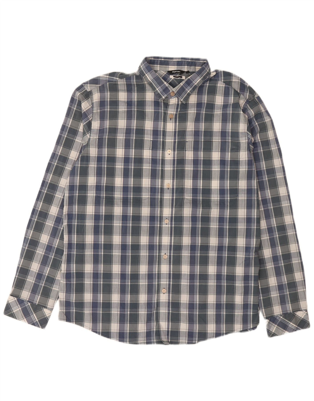 Camisa Rohan Hombre XL Cuadros Azul Poliéster