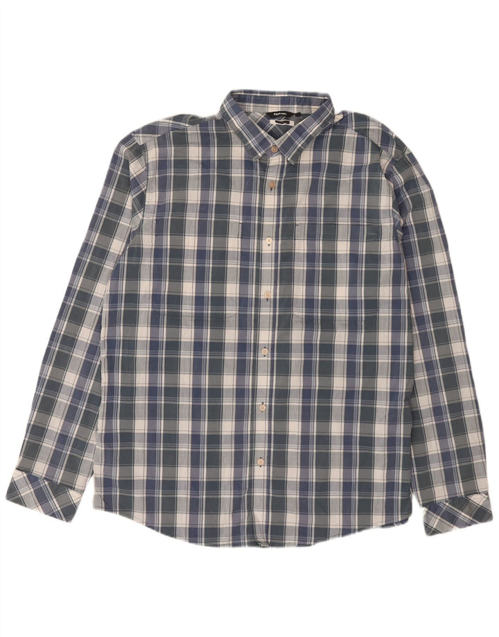 Camisa Rohan Hombre XL Cuadros Azul Poliéster