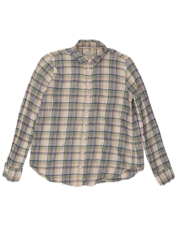 Camisa de franela de ajuste clásico para mujer de Fat Face, talla M, cuadros multicolores