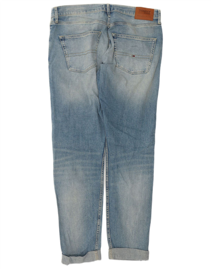 TOMMY HILFIGER Vaqueros rectos para hombre W34 L36 Algodón azul
