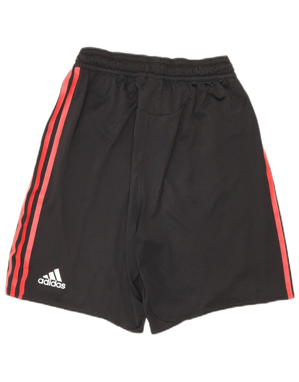 Adidas Mens AC Milan Sport Shorts Pequeño Negro Poliéster
