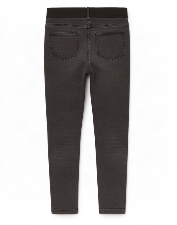 Marks & Spencer Jeans Jegging para Mujer UK 12 Medium W32 L28 Algodón Negro