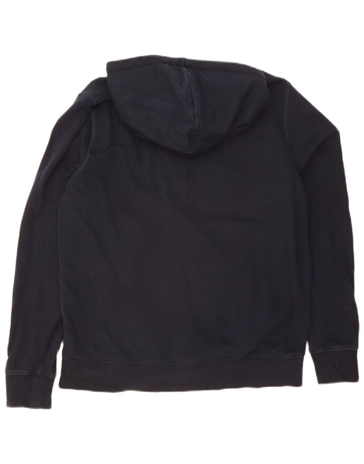 MARKS & SPENCER Suéter con capucha y cremallera para hombre Grande Algodón azul marino