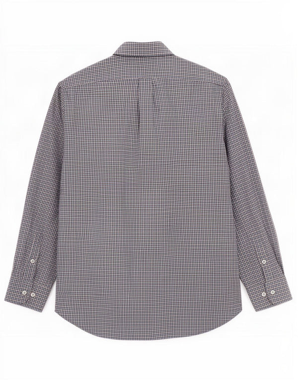 Marlboro Classics Camisa de ajuste regular para hombre 2XL Blue Gingham
