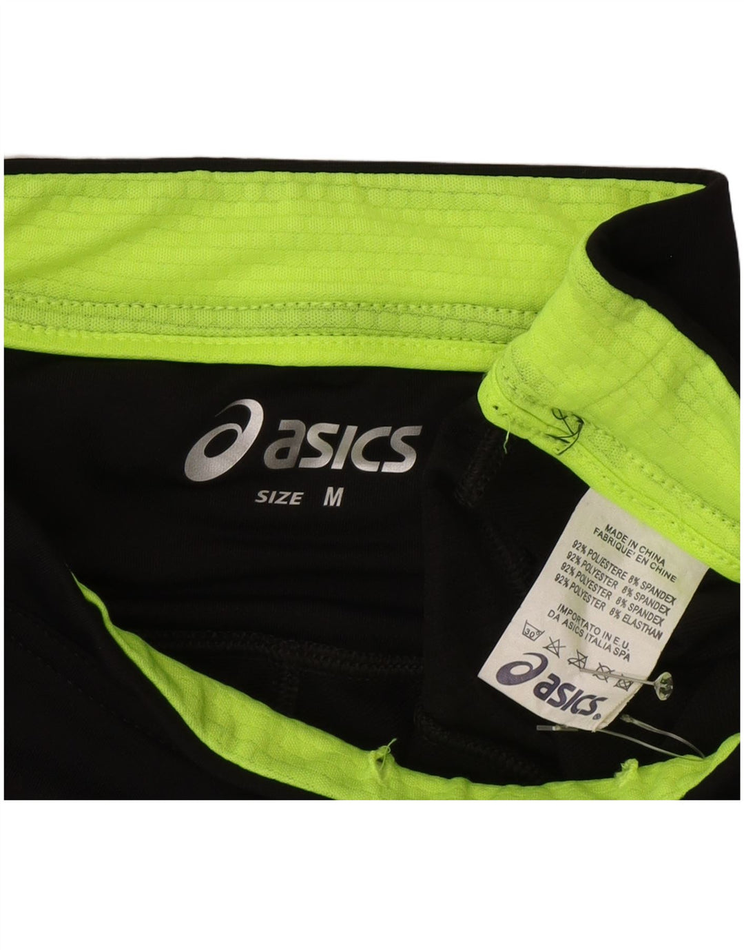 Asics Leggings Capri Gráficos para Mujer Reino Unido 12 Mediano Negro Poliéster