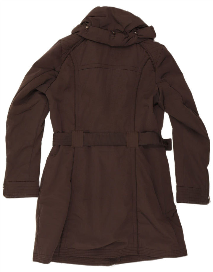 TRUSSARDI JEANS Womens Padded Coat IT 48 XL Brown Polyester