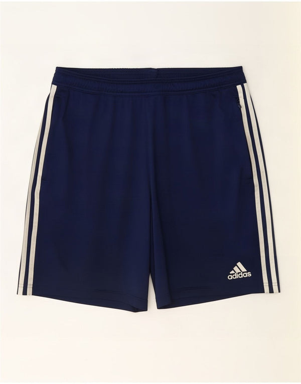 Adidas Mens Aeroready Sport Shorts Grande Azul Marino Poliéster
