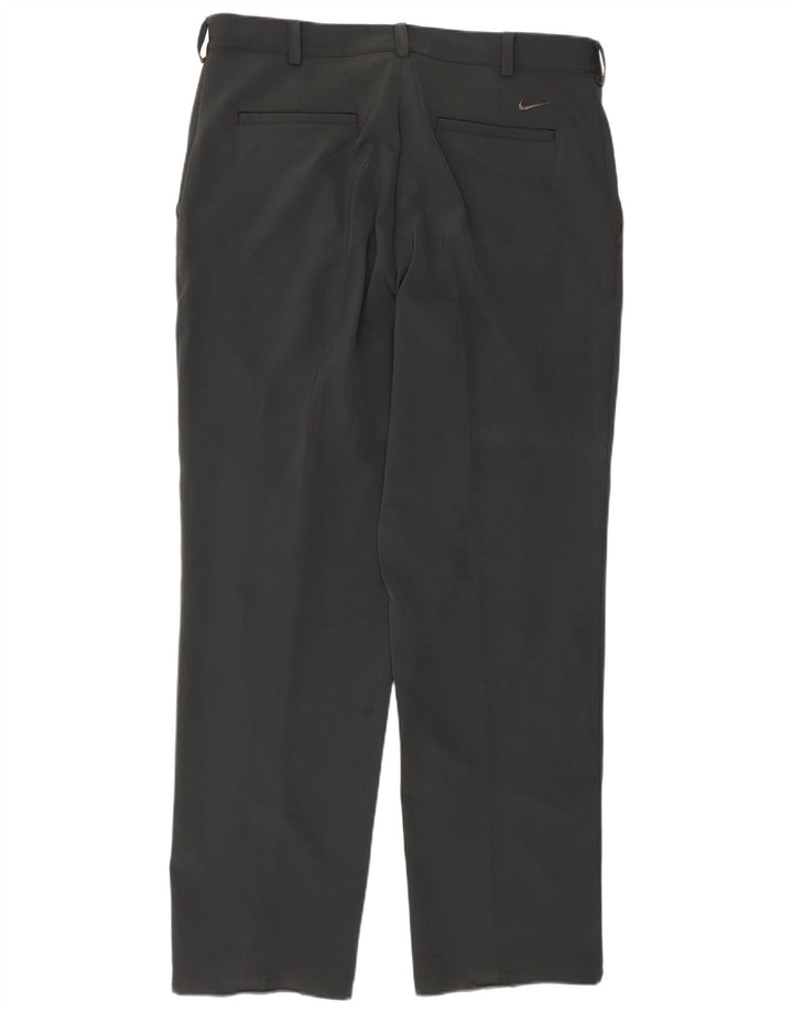 Pantalón chino recto de golf para hombre Nike W36 L32 Poliéster negro