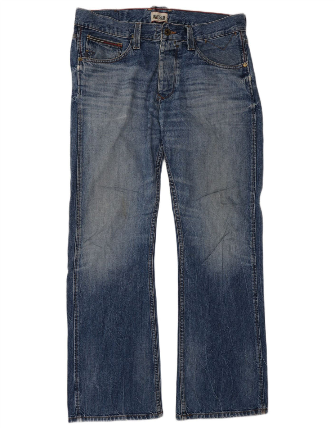 Tommy Hilfiger Mens Bootcut Jeans W32 L30 Blue