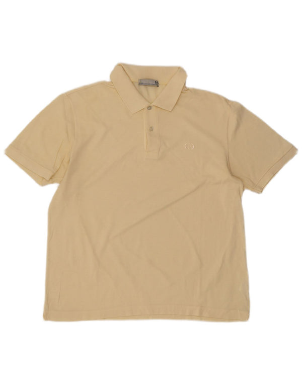 Sergio Tacchini Polo Hombre IT 50 Algodón Amarillo Medio
