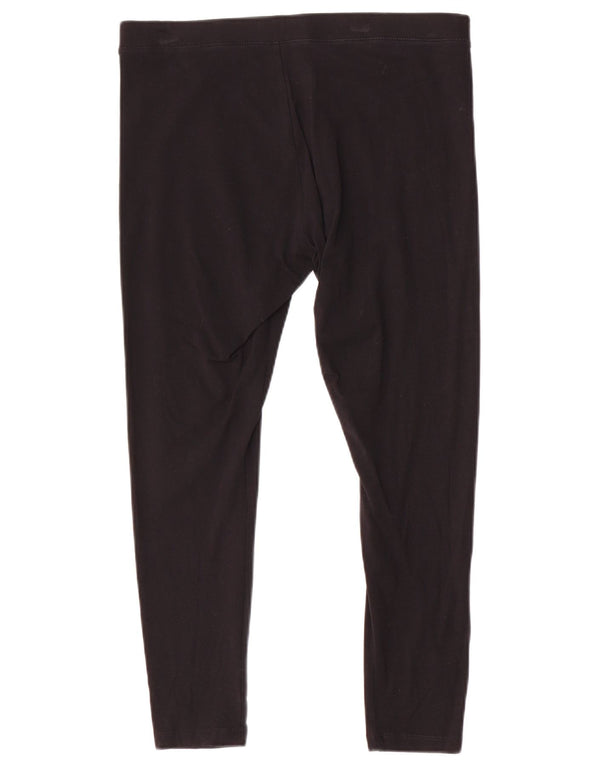 Marks & Spencer Leggings para mujer Reino Unido 44 Grande Algodón negro