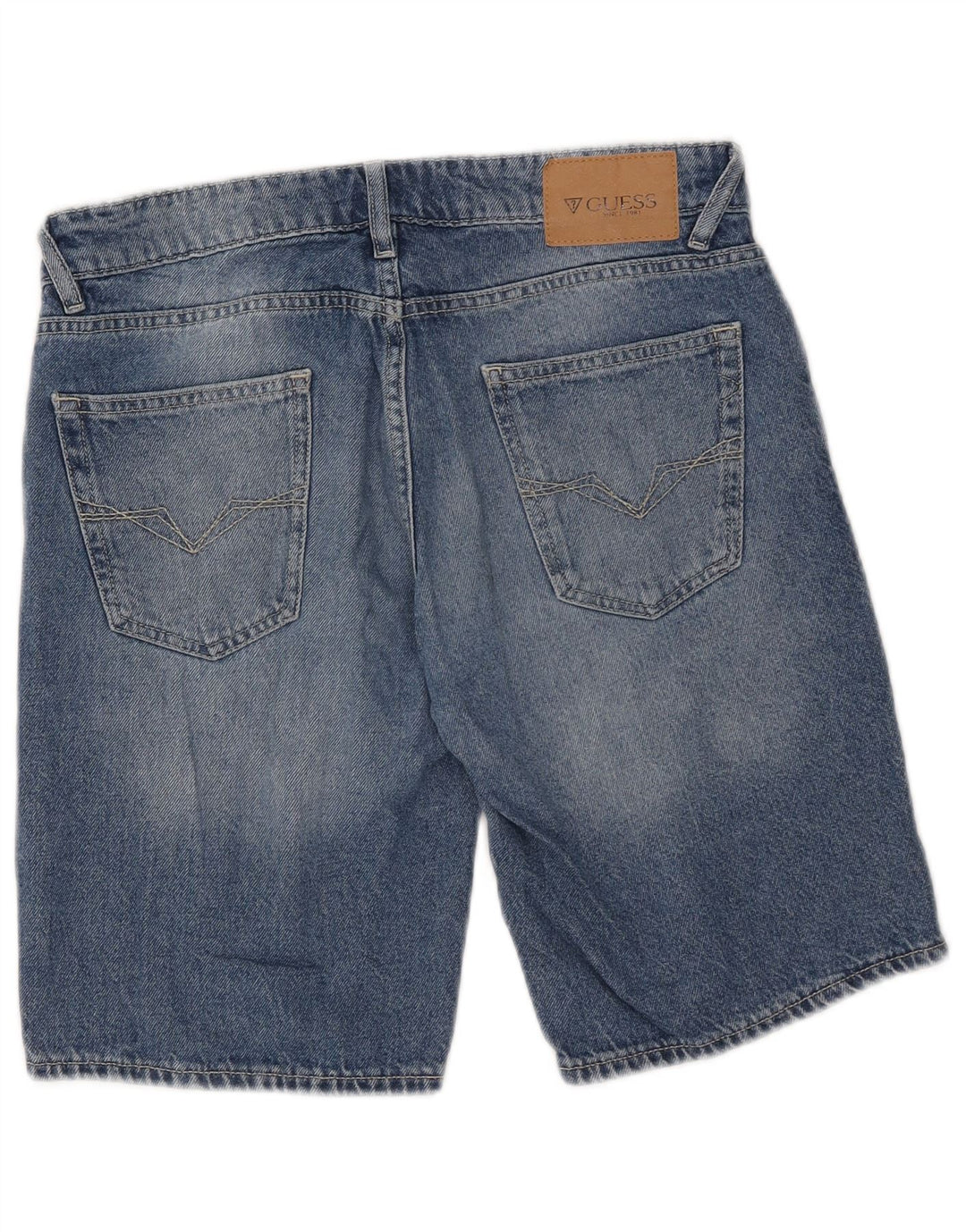 Shorts Guess Mujer Denim W30 Azul Medio Algodón