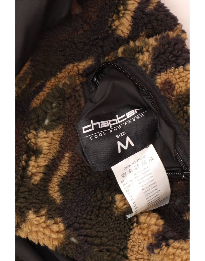 CHAPTER Chaqueta reversible de forro polar para hombre UK 38 Camuflaje caqui mediano