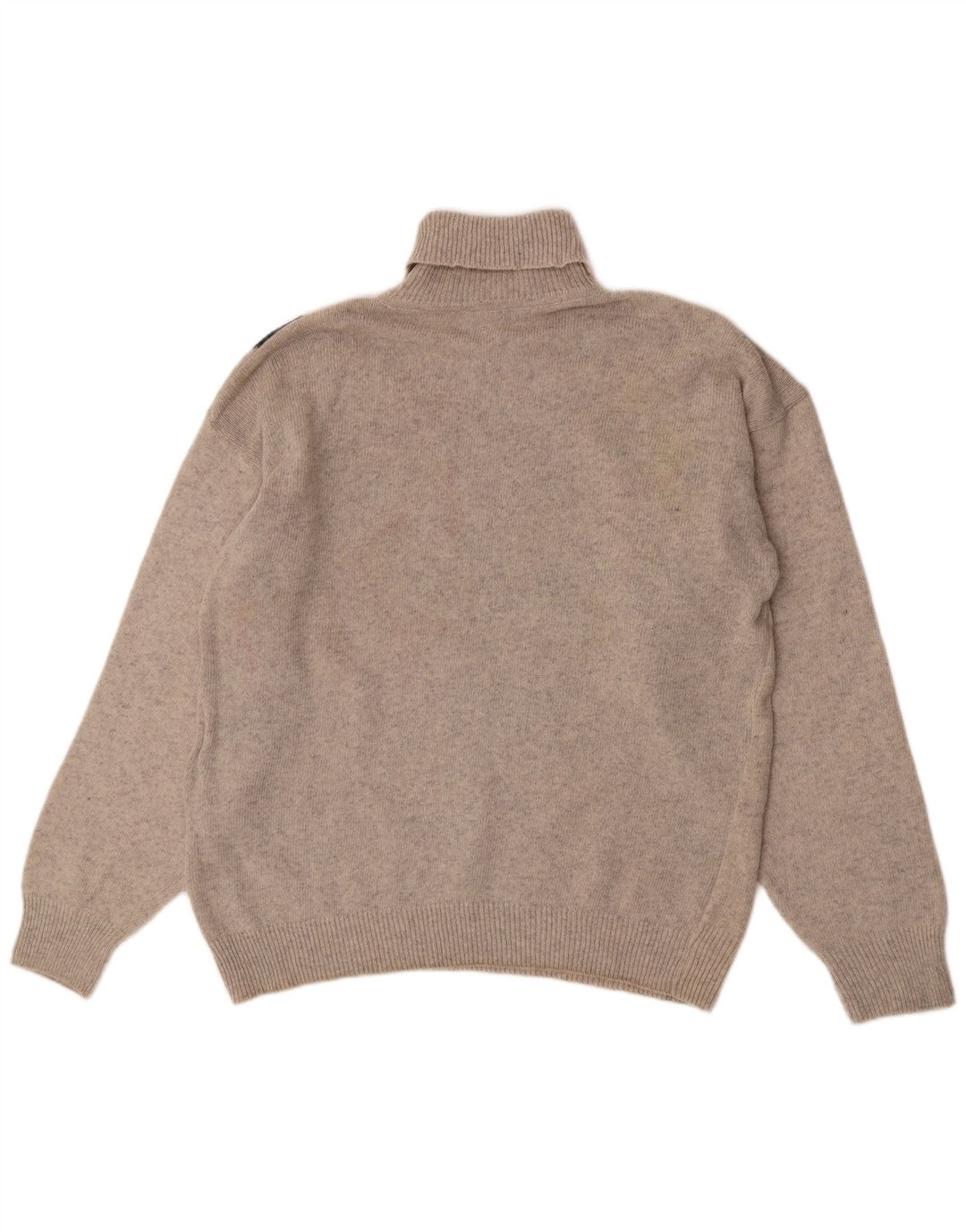 Tom Tino Jersey con cuello vuelto para hombre IT 50 Gris medio Argyle/Diamante
