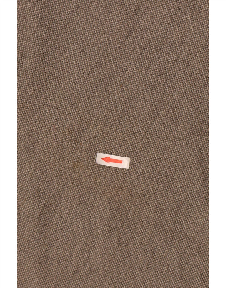 Marks & Spencer Jersey con cuello en V para hombre de lana merino gris grande