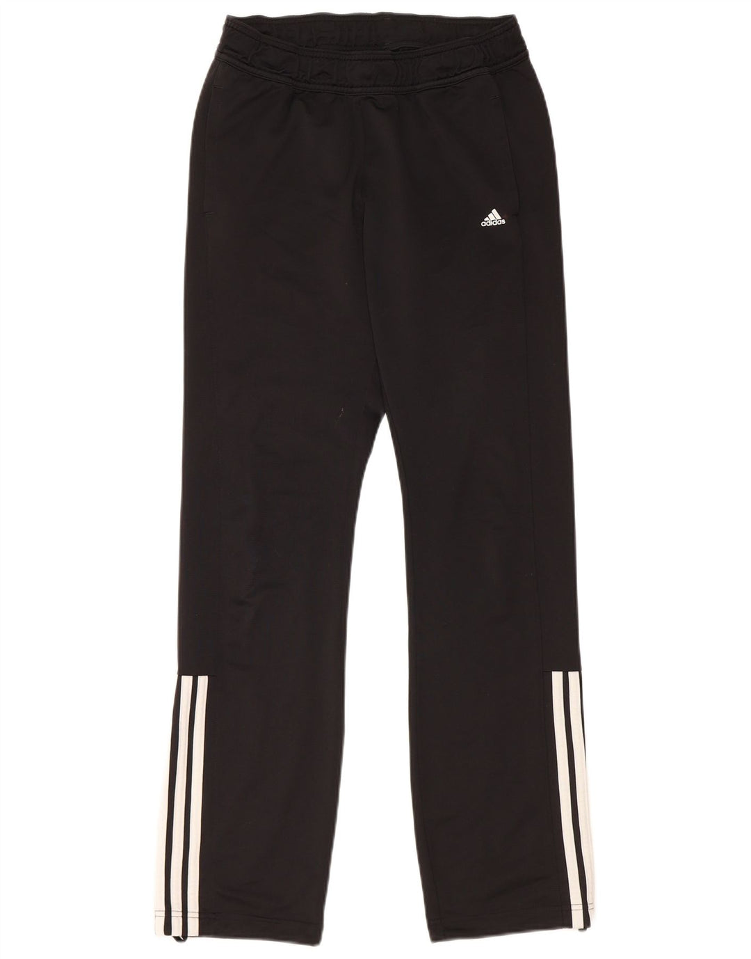 Adidas Pantalones de chándal para mujer UK 8/10 Small Negro Poliéster