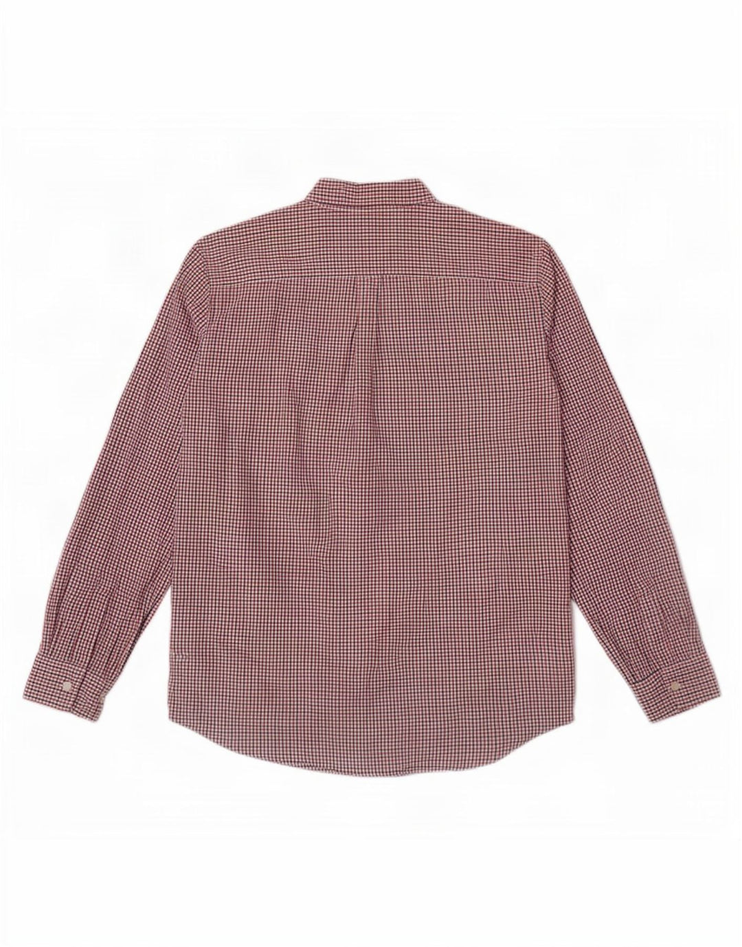 Chaps Camisa para hombre de algodón a cuadros rojos grandes