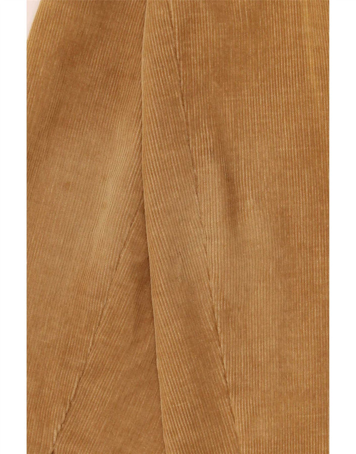 Zara Mujer Blazer De Pana De 2 Botones UK 10 Small Beige Cotton