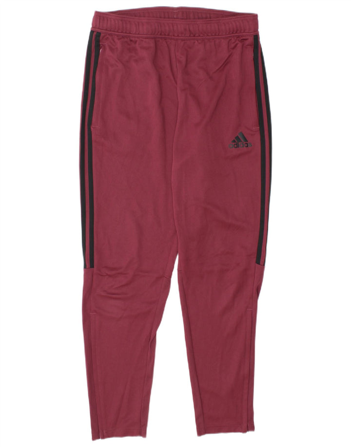 Pantalón De Chándal Adidas Hombre Burdeos Medio Poliéster