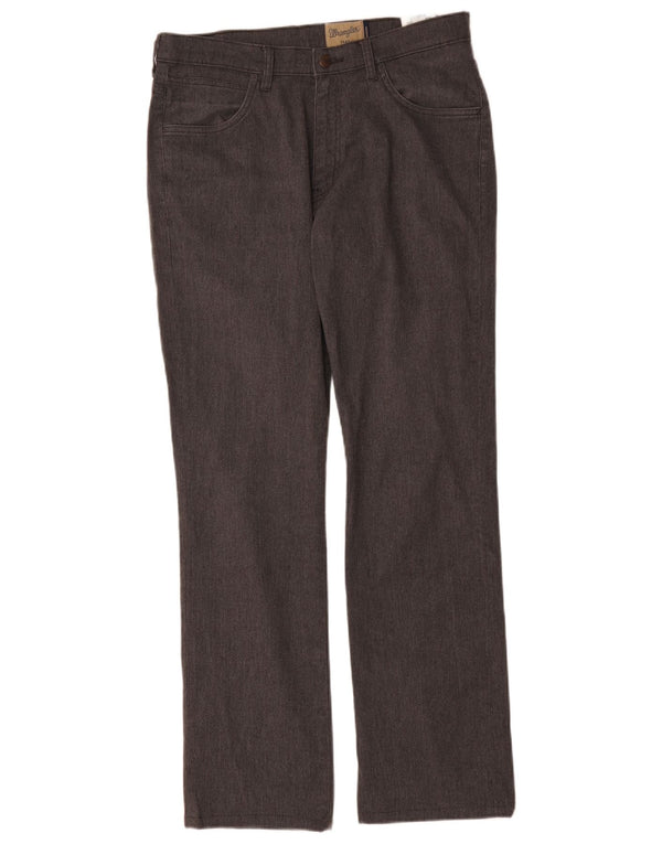 Wrangler Jeans rectos elásticos Arizona para hombre W34 L34 Algodón gris